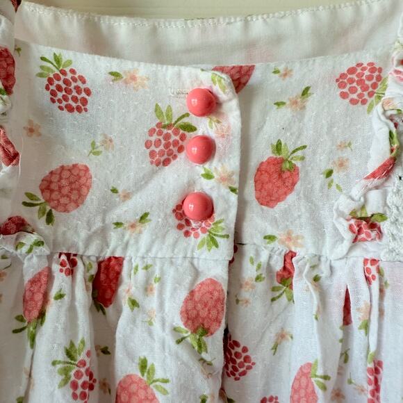Joie Girls Strawberry Raspberry Sleeveless Sundress 8 - Picture 7 of 8
